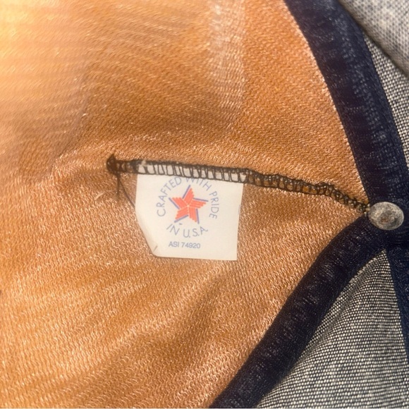 Vintage John Deere made in USA DENIM Cap with Yellow Logo - Picture 3 of 3